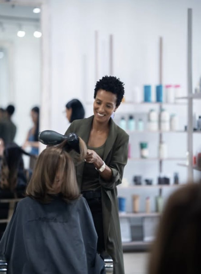 Jamie, founder of HALO Hair Studio